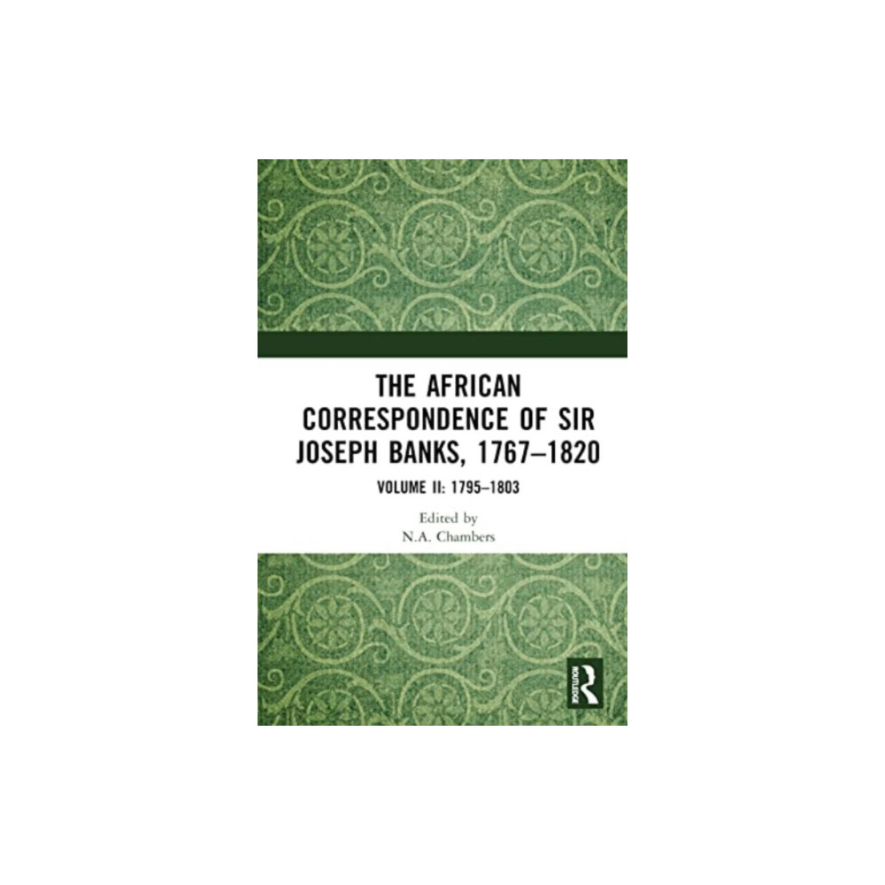 Produktbild för The African Correspondence of Sir Joseph Banks, 1767–1820 (inbunden, eng)