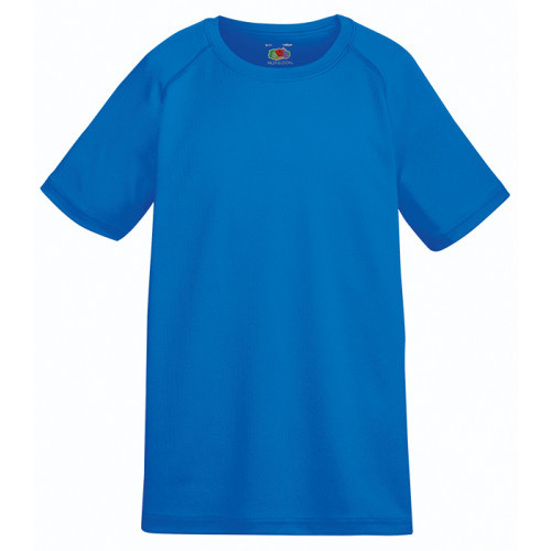 Fruit of the Loom Kids Performance T Royal Blue