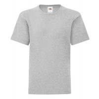 Fruit of the Loom Kids Iconic Ringspun T Heather Grey