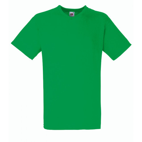 Fruit of the Loom T-shirt Valueweight V-neck Kelly Green