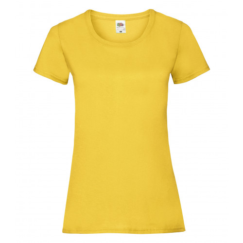 Fruit of the Loom Ladies Valueweight T Sunflower