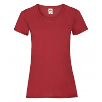Fruit of the Loom Ladies Valueweight T Red