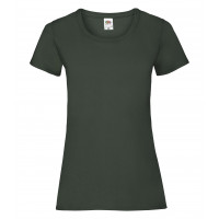 Fruit of the Loom Ladies Valueweight T Bottle Green