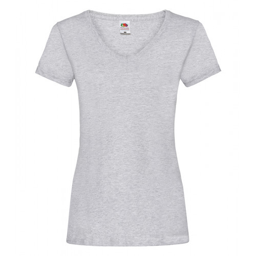 Fruit of the Loom Ladies Valueweight V-Neck T Deep Navy