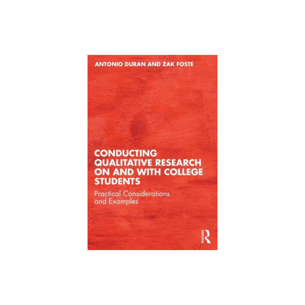 Produktbild för Conducting Qualitative Research on and with College Students (häftad, eng)