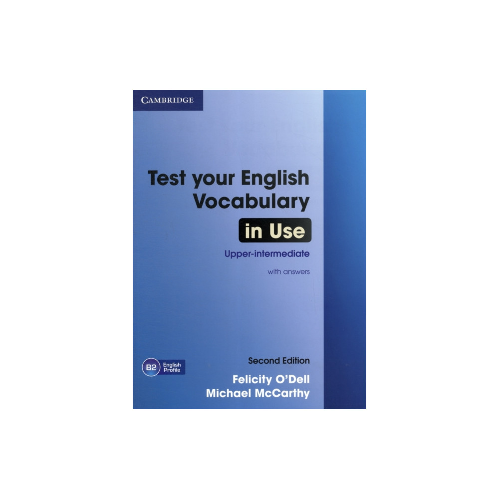 Produktbild för Test Your English Vocabulary in Use Upper-intermediate Book with Answers (häftad, eng)