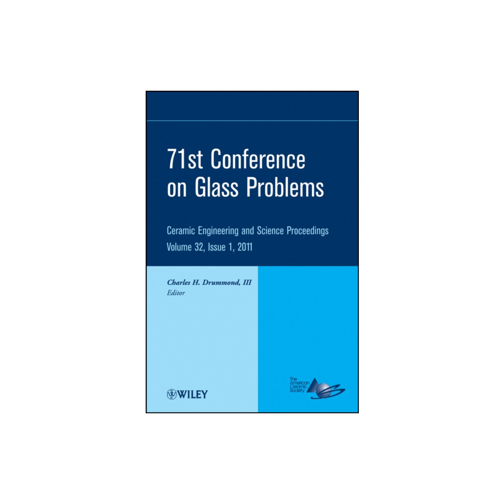 Produktbild för 71st Conference on Glass Problems (inbunden, eng)