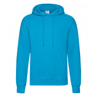 Fruit of the Loom Classic Hooded Sweat Azure Blue