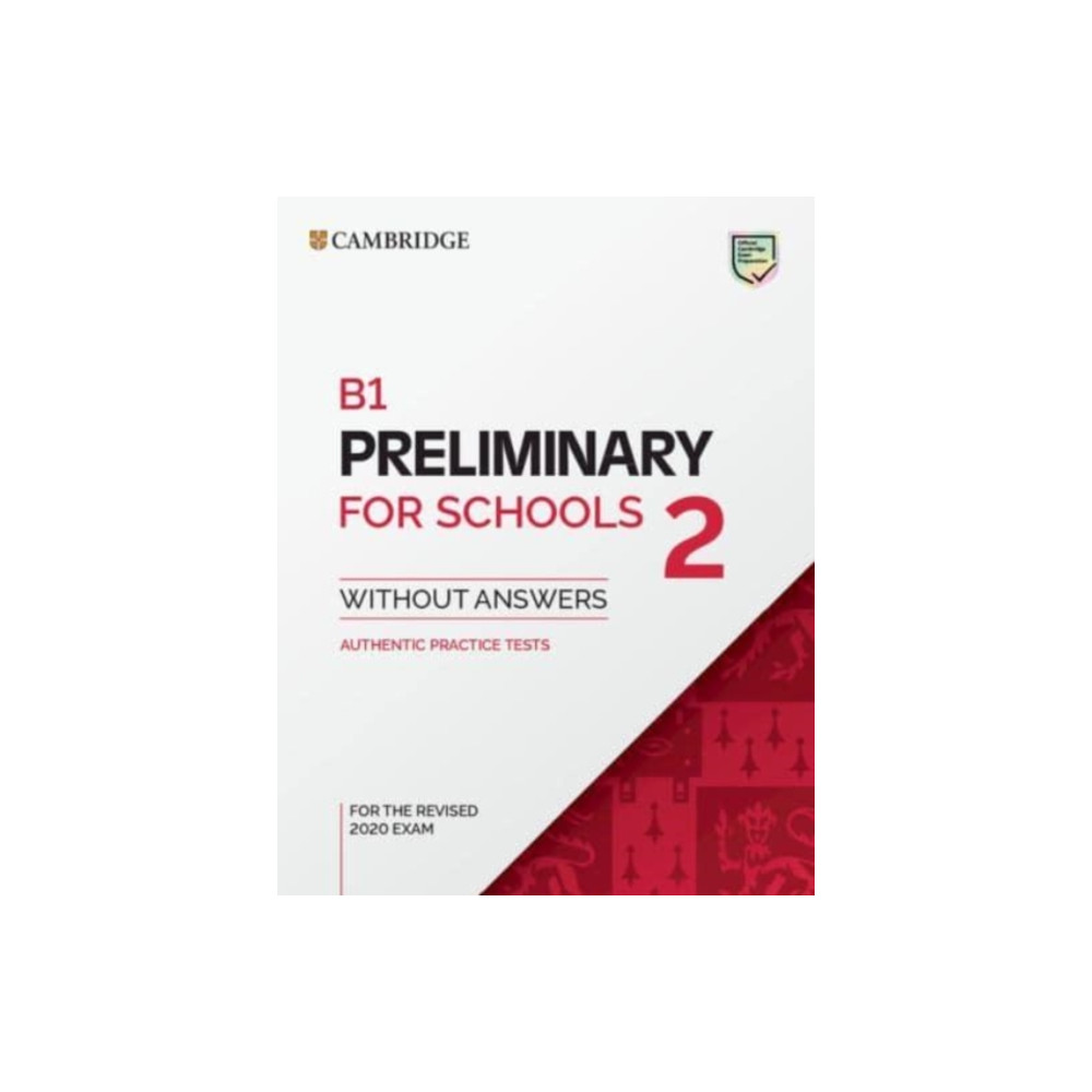 Produktbild för B1 Preliminary for Schools 2 Student's Book without Answers (häftad, eng)