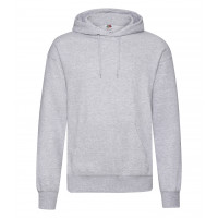 Fruit of the Loom Classic Hooded Sweat Heather Grey
