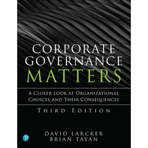 Pearson Education (US) Corporate Governance Matters (häftad, eng)