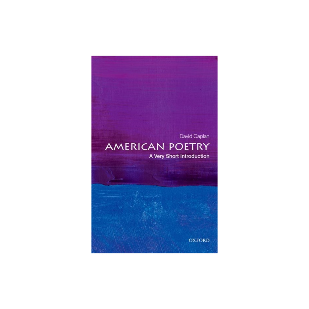 Produktbild för American Poetry (häftad, eng)