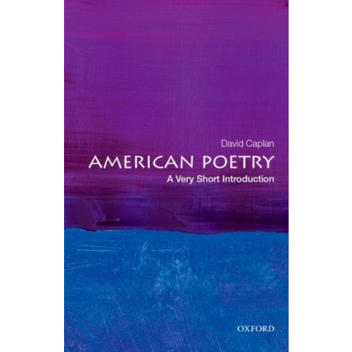 Oxford University Press Inc American Poetry (häftad, eng)