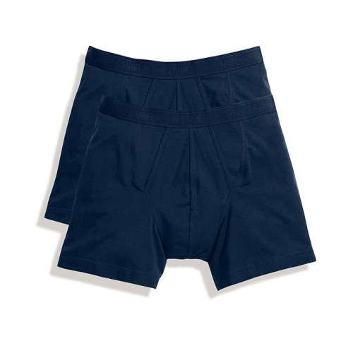 Fruit of the Loom Classic Boxer 2 Pack Deep Navy