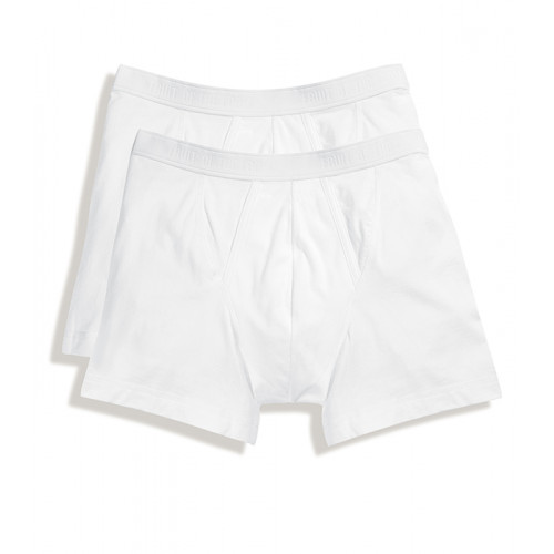 Fruit of the Loom Classic Boxer 2 Pack White