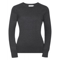 Russell Ladies Crew Neck Pullover Charcoal Marl