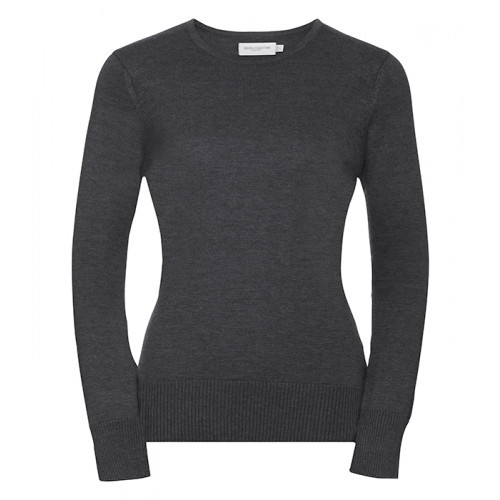 Russell Ladies Crew Neck Pullover Charcoal Marl
