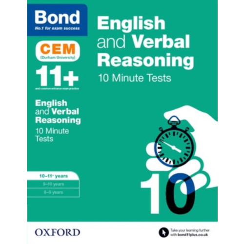 Oxford University Press English & Verbal Reasoning: Bond 11+ CEM 10 Minute Tests: Ready for the 2026 Cambridge Select Insight exam (häftad, eng)