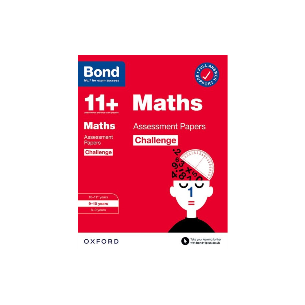 Produktbild för Bond 11+ Maths Challenge Assessment Papers 9-10 years (for GL Assessment & other 11 plus exams) (häftad, eng)