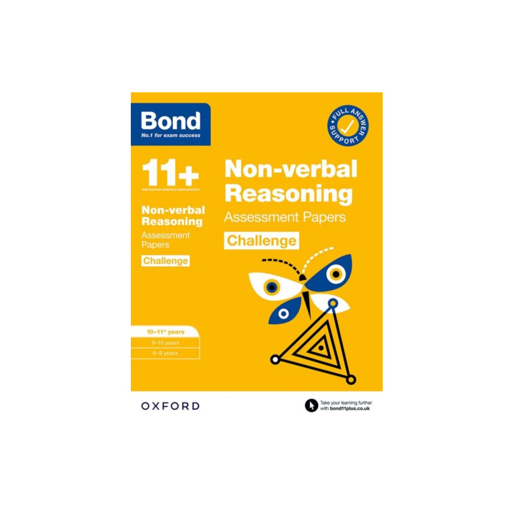 Produktbild för Bond 11+ Non-verbal Reasoning Challenge Assessment Papers 10-11 years: Ready for the 2026 exam (for GL Assessment & other 11 plus exams) (häftad, eng)