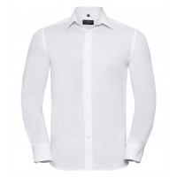 Russell Men´s Long Sleeve Easy Care Tailored Oxford Shirt White