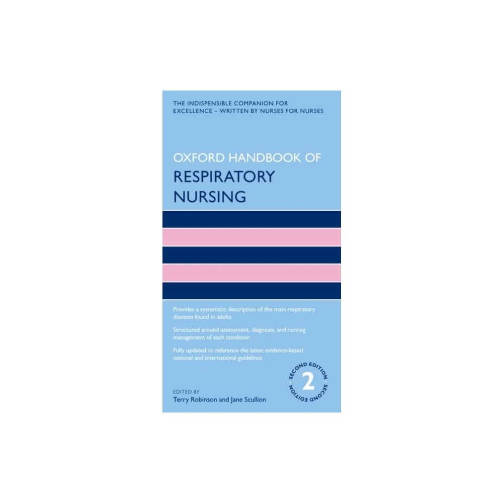 Produktbild för Oxford Handbook of Respiratory Nursing (häftad, eng)