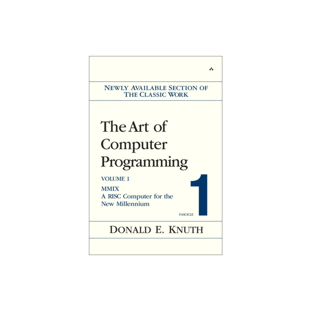 Produktbild för Art of Computer Programming, Volume 1, Fascicle 1, The (häftad, eng)