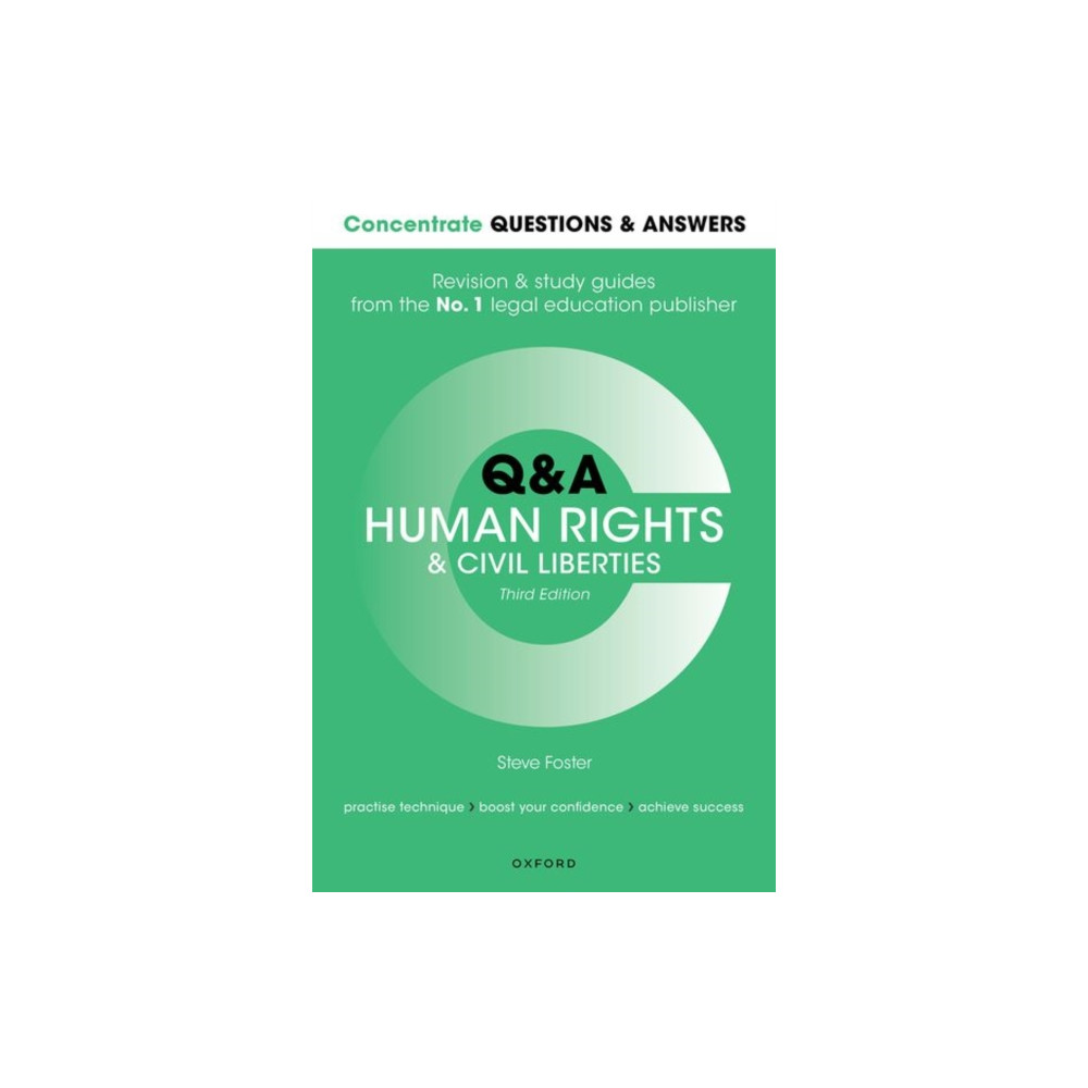 Produktbild för Concentrate Questions and Answers Human Rights and Civil Liberties (häftad, eng)