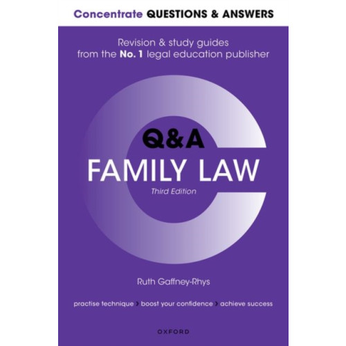 Oxford University Press Concentrate Questions and Answers Family Law (häftad, eng)