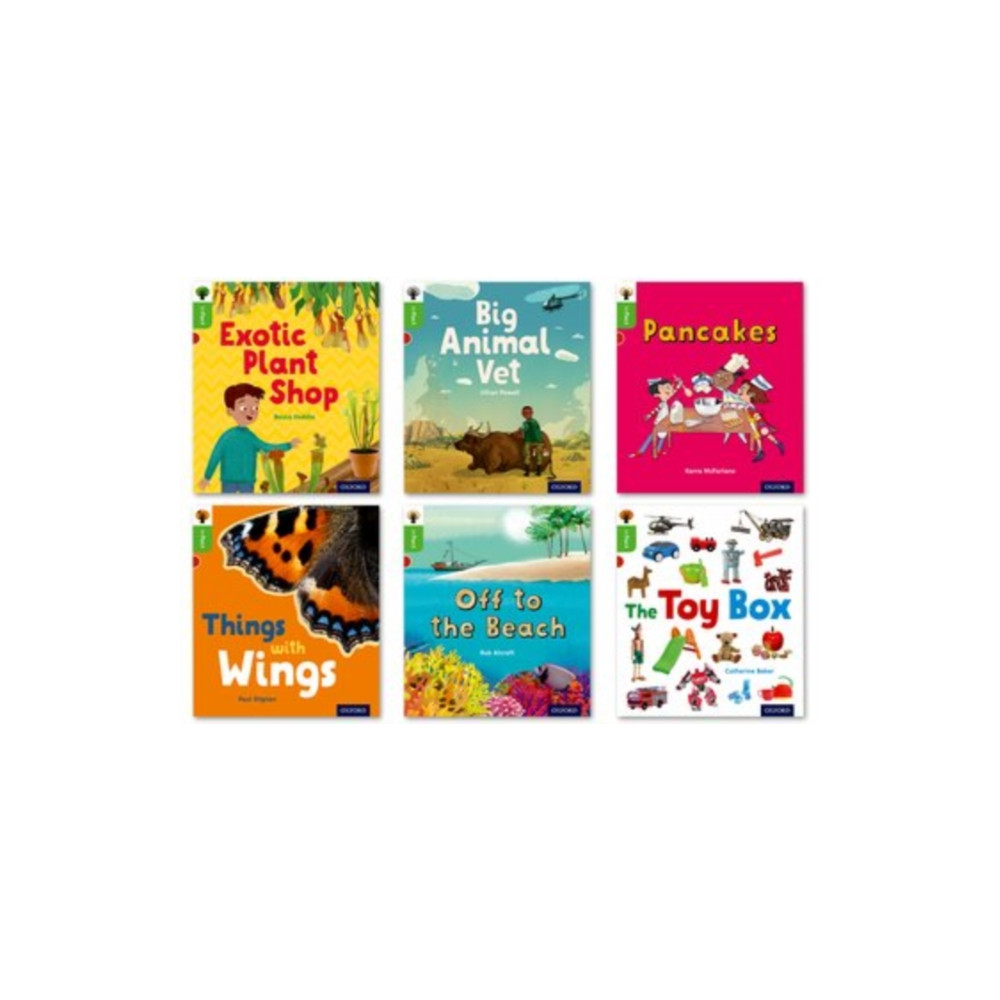 Produktbild för Oxford Reading Tree inFact: Oxford Level 2: Mixed Pack of 6 (häftad, eng)