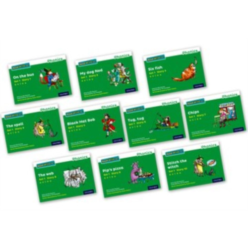 Oxford University Press Read Write Inc. Phonics: Green Set 1 Core Storybooks (Mixed Pack of 10) (häftad, eng)