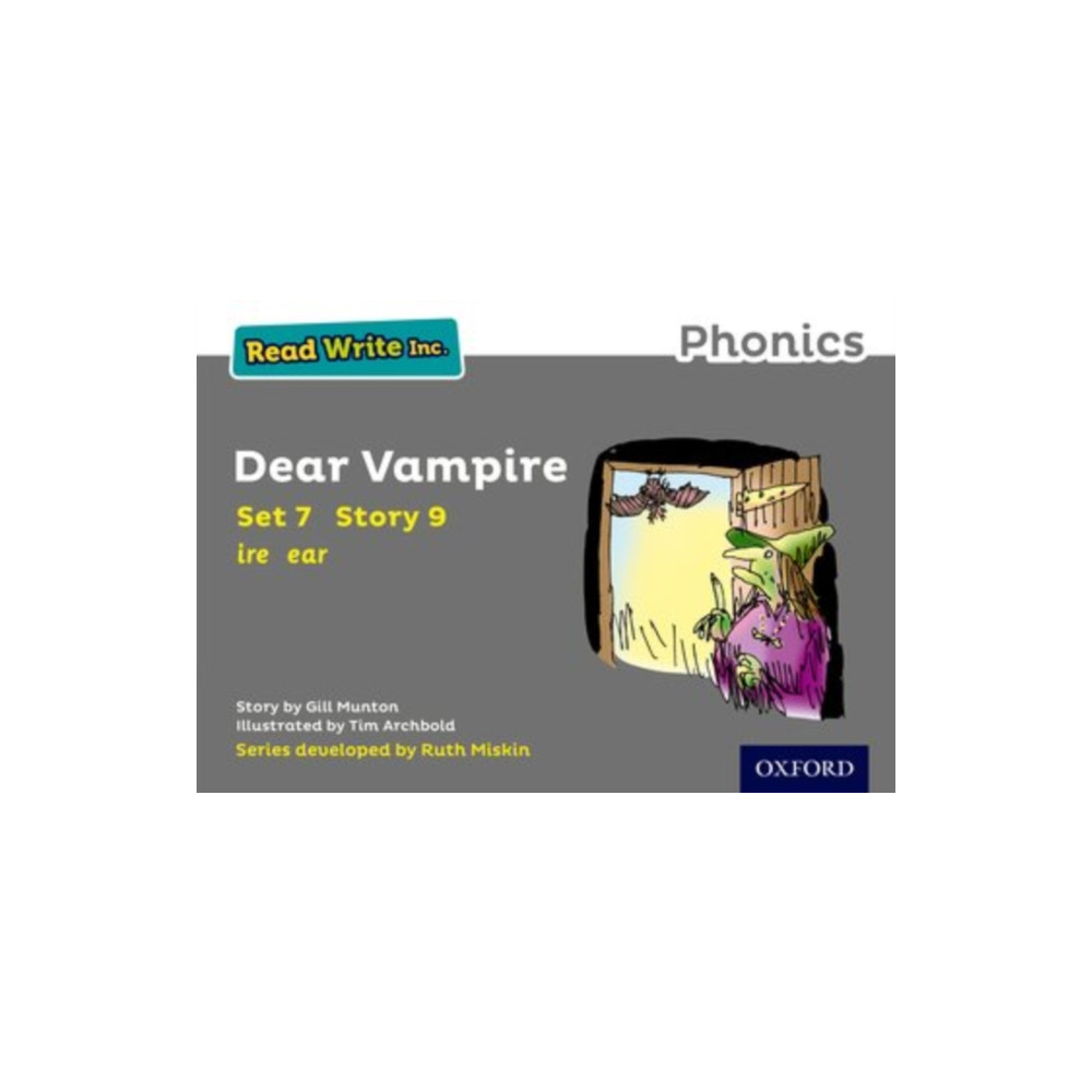 Produktbild för Read Write Inc. Phonics: Dear Vampire (Grey Set 7 Storybook 9) (häftad, eng)