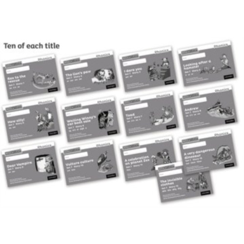 Oxford University Press Read Write Inc. Phonics: Grey Set 7 Core Black & White Storybooks (Pack of 130) (häftad, eng)