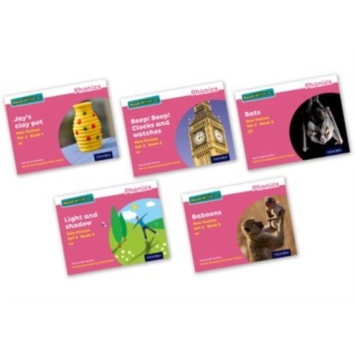 Oxford University Press Read Write Inc. Phonics: Pink Set 3 Non-fiction books (Mixed Pack of 5) (häftad, eng)