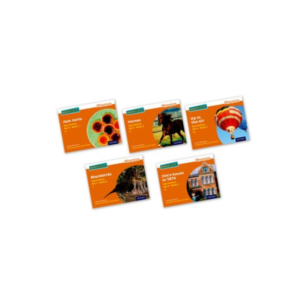 Produktbild för Read Write Inc. Phonics: Orange Set 4 Non-fiction books (Mixed Pack of 5) (häftad, eng)