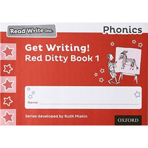Oxford University Press Read Write Inc. Phonics: Get Writing! Red Ditty Book 1 Pack of 10 (häftad, eng)