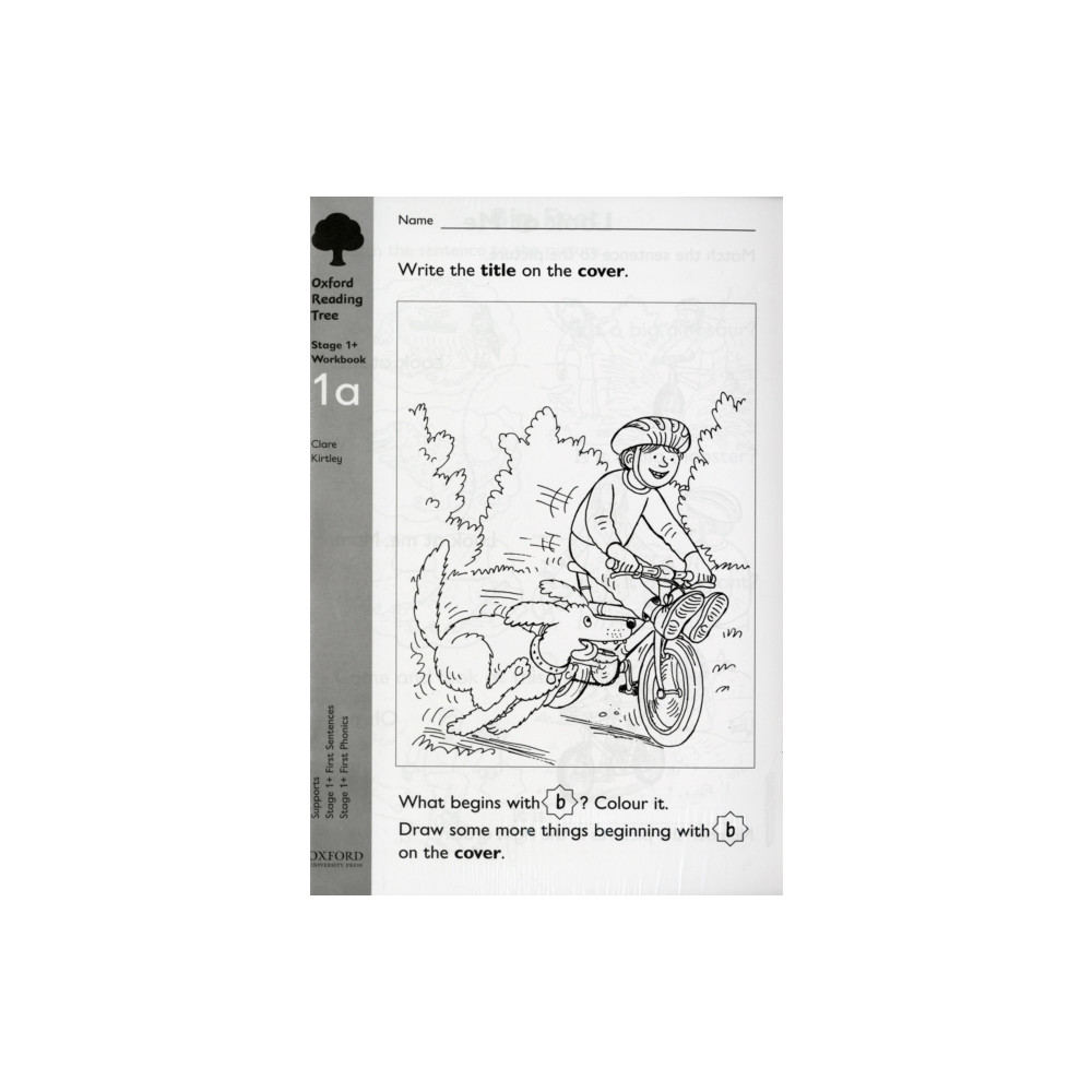 Produktbild för Oxford Reading Tree: Level 1+: Workbooks: Workbook 1A (Pack of 6) (häftad, eng)