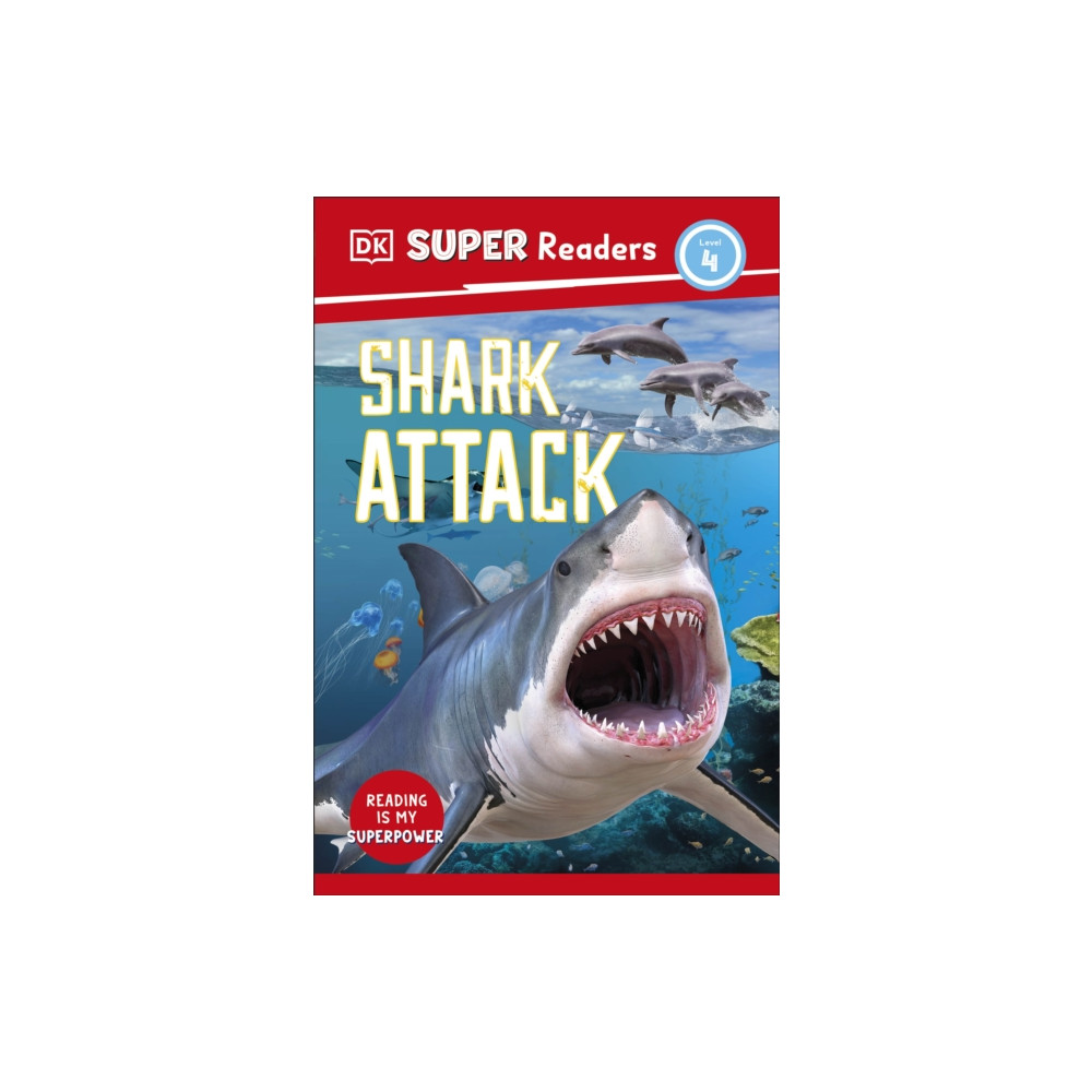 Produktbild för DK Super Readers Level 4 Shark Attack (häftad, eng)