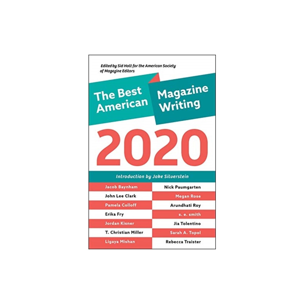 Produktbild för The Best American Magazine Writing 2020 (häftad, eng)