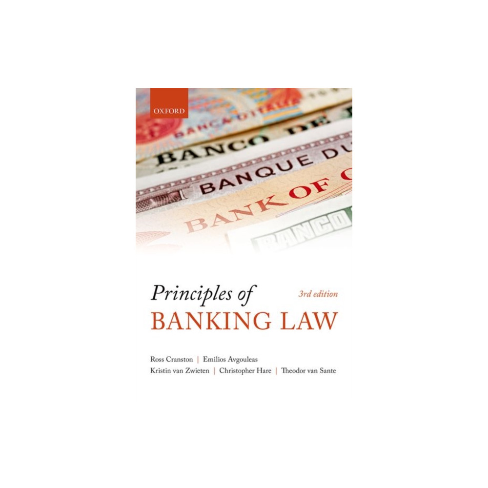 Produktbild för Principles of Banking Law (häftad, eng)