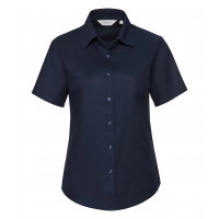 Russell Ladies´ Short Sleeve Easy Care Oxford Shirt Bright Navy
