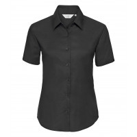 Russell Ladies´ Short Sleeve Easy Care Oxford Shirt Black