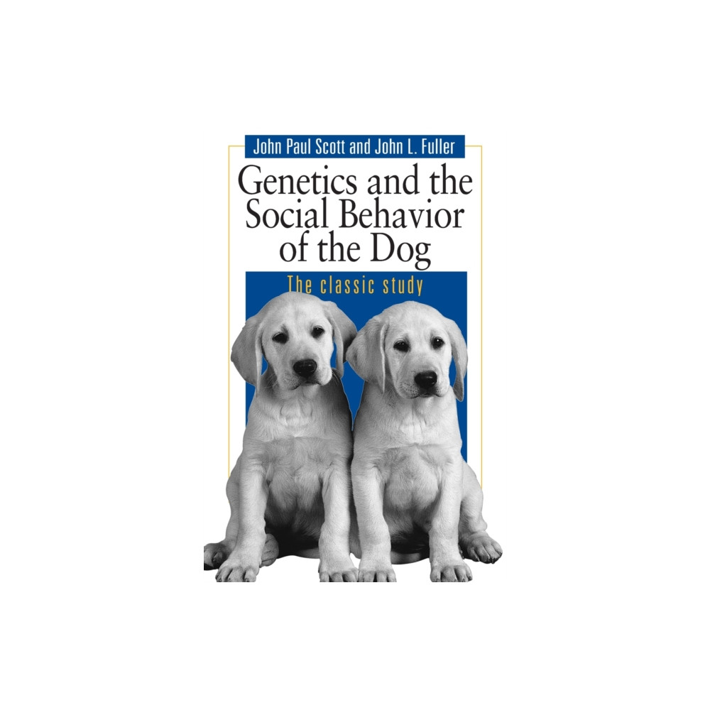 Produktbild för Genetics and the Social Behaviour of the Dog (häftad, eng)