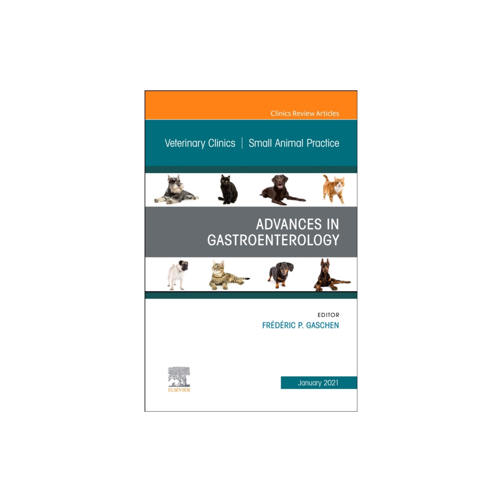 Produktbild för Advances in Gastroenterology, An Issue of Veterinary Clinics of North America: Small Animal Practice (inbunden, eng)