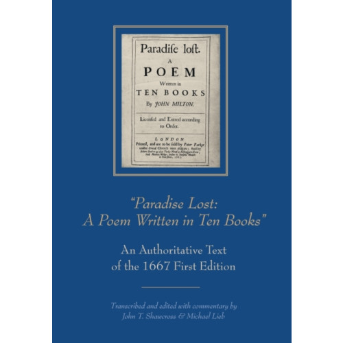 Pennsylvania State University Press "Paradise Lost: A Poem Written in Ten Books" (häftad, eng)