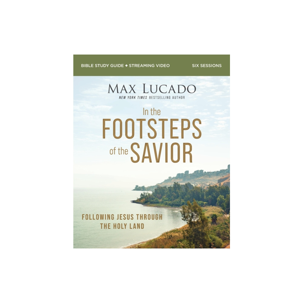 Produktbild för In the Footsteps of the Savior Bible Study Guide plus Streaming Video (häftad, eng)