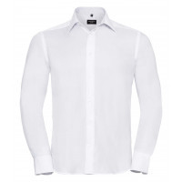 Russell Men´s Long Sleeve Tailored Ultimate Non-Iron Shirt White