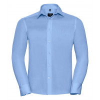 Russell Men´s Long Sleeve Tailored Ultimate Non-Iron Shirt Bright Sky