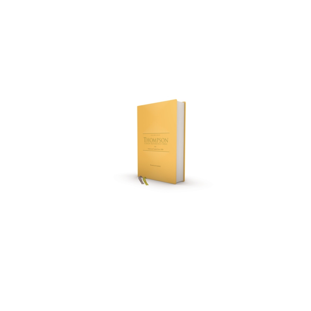 Produktbild för KJV, Thompson Chain-Reference Bible, Hardcover, Yellow Gold, Red Letter, Comfort Print (inbunden, eng)