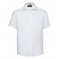 Russell Men´s Short Sleeve Tailored Ultimate Non-Iron Shir White